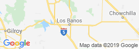 Los Banos map